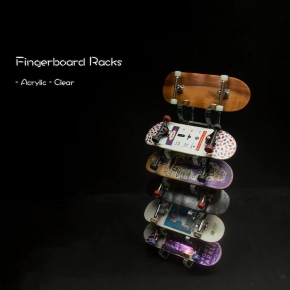 CLEAR FINGERBOARD RACK ACRYLIC DISPLAY